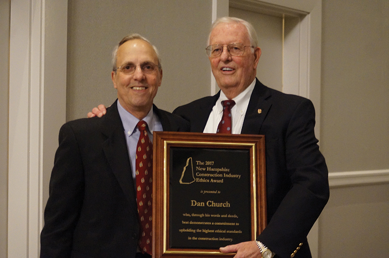 Church of The Rowley Agency honored with N.H. Construction Industry Ethics Award